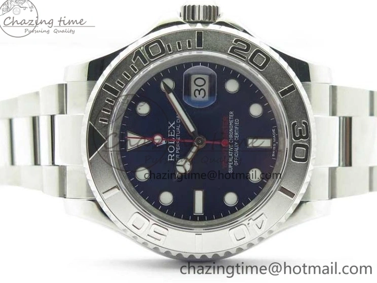 MiroTime 0510 Yacht-Master 116622 SS Bp Maker Best Edition Blue Dial on SS Bracelet SA Bright 2996